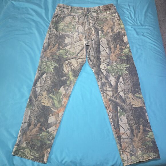 Wrangler 87MWZHG Men’s 36x34 Camo Hunting Jeans Realtree Canvas USA-Made Vintage - Picture 3 of 7